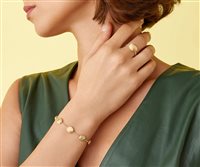 Vicenza - Piazzetta Palladio 2 - Anneau Marco Bicego Femme Siviglia in Or jaune Diamante 0.06 Ct AB609-B - AB609-B